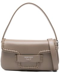 Emporio Armani - Leather Shoulder Bag - Lyst