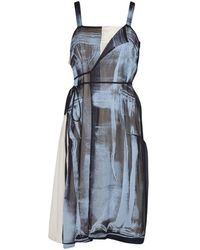 Maison Margiela - Freeze-frame Silk Dress - Lyst