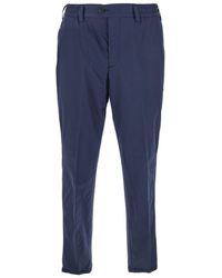 PT Torino - 'Rebel' Pants With Elastic Waist And Turn-Up Edges - Lyst