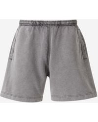 Acne Studios - Cotton Bermuda Shorts With Pockets - Lyst