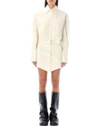 The Attico - ''silvye'' Mini Shirt Dress - Lyst