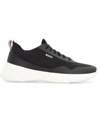 BOSS - Dean Fabric Low-Top Sneakers - Lyst