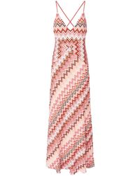 Missoni - Multicolour Vibrant Zigzag Maxi Dress - Lyst
