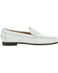 Sebago - 'Danielle Pop' Loafers With Bevelled Toe And Low Stacked Heel - Lyst