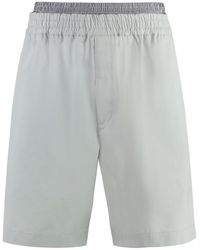 Bottega Veneta - Cotton Bermuda Shorts - Lyst