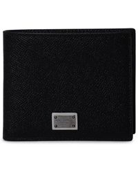 Dolce & Gabbana - Dauphine Wallet In Black Leather - Lyst