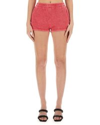T By Alexander Wang - Short With Logo - Lyst
