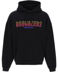 DSquared² - Loose Fit Hoodie - Lyst