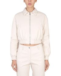 MSGM - Jacket With Classic Collar - Lyst