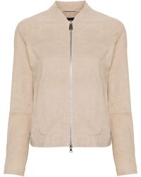 Peuterey - Lover Suede Leather Jacket - Lyst