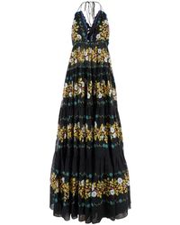 Etro - Maxi Dress With Floral Print - Lyst