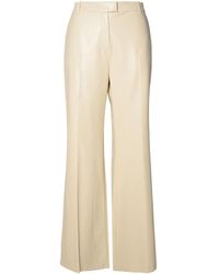 Stand Studio - Ivory Polyurethane Blend Trousers - Lyst