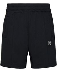 Palm Angels - Polyester Track Bermuda Shorts - Lyst