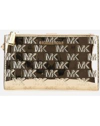 Michael Kors - Continental Wallet With Logo Detail - Lyst