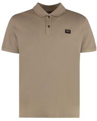 Paul & Shark - Cotton-Piqué Polo Shirt - Lyst