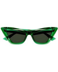 Bottega Veneta - Bv1101S Linea Linea Minimalist Sunglasses - Lyst