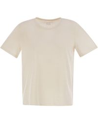 Majestic Filatures - Linen Crew-Neck T-Shirt - Lyst