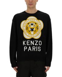 KENZO - Jersey With Logo - Lyst