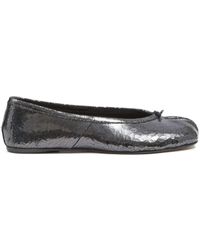 Maison Margiela - Tabi Leather Ballerina Shoes - Lyst