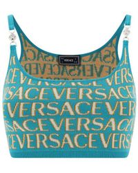 Versace - Top ' Allover' Capsule La Vacanza - Lyst