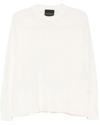 Roberto Collina - Wool And Cashmere Crewneck Sweater - Lyst