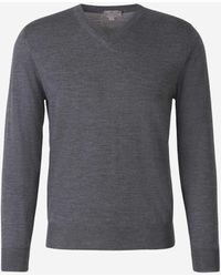 Canali - Merino Wool Sweater - Lyst