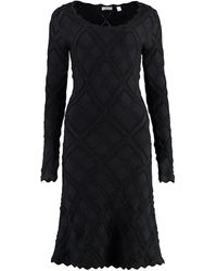 Burberry - Scalloped Detail Dress For - Lyst