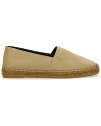 Saint Laurent - Cotton Gabardine Espadrille - Lyst