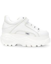 Buffalo Leather London Classic Extreme Flatform Sneakers in White - Lyst