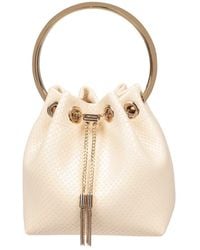 Jimmy Choo - Elaphe Snakeskin Print Leather Handbag - Lyst