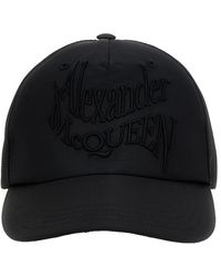 Alexander McQueen - Warped Logo Hats - Lyst