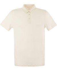 Majestic Filatures - Linen Short-sleeved Polo Shirt - Lyst