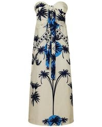 Raquel Diniz - Ipanema Linen And Silk Dress - Lyst