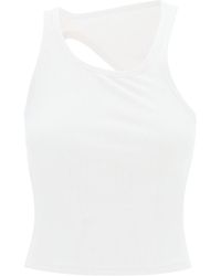 MM6 by Maison Martin Margiela - Sleeveless Top With Back Cut - Lyst