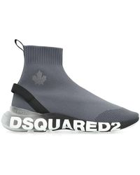 DSquared² - Fly Knitted Sock-Style Sneakers - Lyst