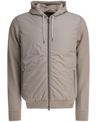 Herno - Contrast Panel Piqué Jacket - Lyst