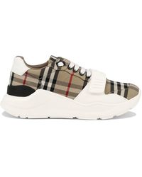 Burberry - "vintage Check" Sneakers - Lyst