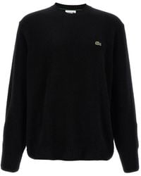 Lacoste - Logo Patch Sweater - Lyst