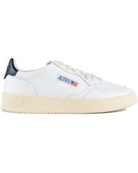Autry - Medalist Low Leather Sneakers And Space - Lyst