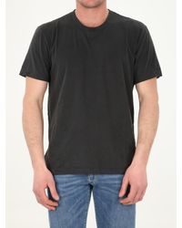 James Perse - Lead Grey Cotton T-shirt - Lyst