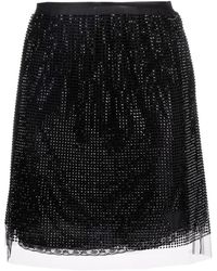 Prada Crystal-embellished Tulle Skirt - Multicolor