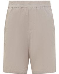 Ami Paris - Ami Alexandre Mattiussi Cotton Bermuda Shorts With Logo - Lyst