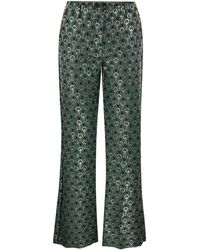 Weekend by Maxmara - Girino - Flared Trousers In Jacquard Fabric - Lyst