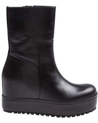 Paloma Barceló - Disa Track Leather Ankle Boot - Lyst