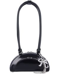 Self-Portrait - Curved Charm Mini Shoulder Bag - Lyst