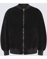 DIESEL - Black Cotton Denim Jacket - Lyst