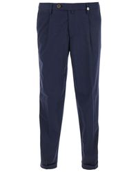 Myths - Pants With Pences And Turn-Up Hem - Lyst