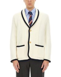 Valentino Garavani - Wool And Cotton Single-Breasted Jacket - Lyst