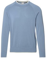 Eleventy - Light Cotton Sweater - Lyst