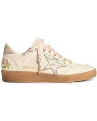 Golden Goose - 'Ball-Star' Leather Sneakers - Lyst